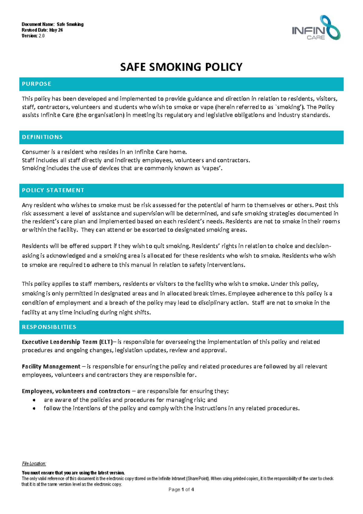 Safe Smoking Policy 2024: Guidelines for Residents and Staff - Studeersnel