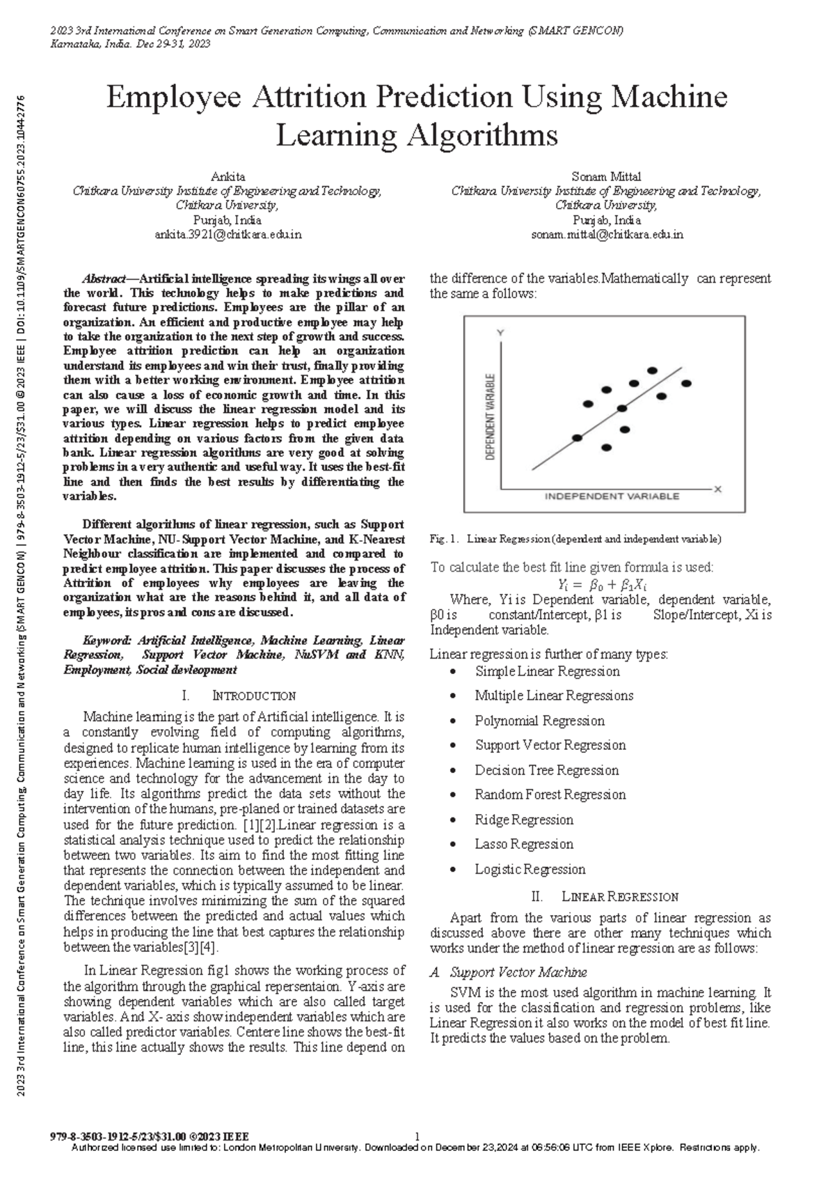 Employee Attrition Prediction Using Machine Learning Algorithms ...