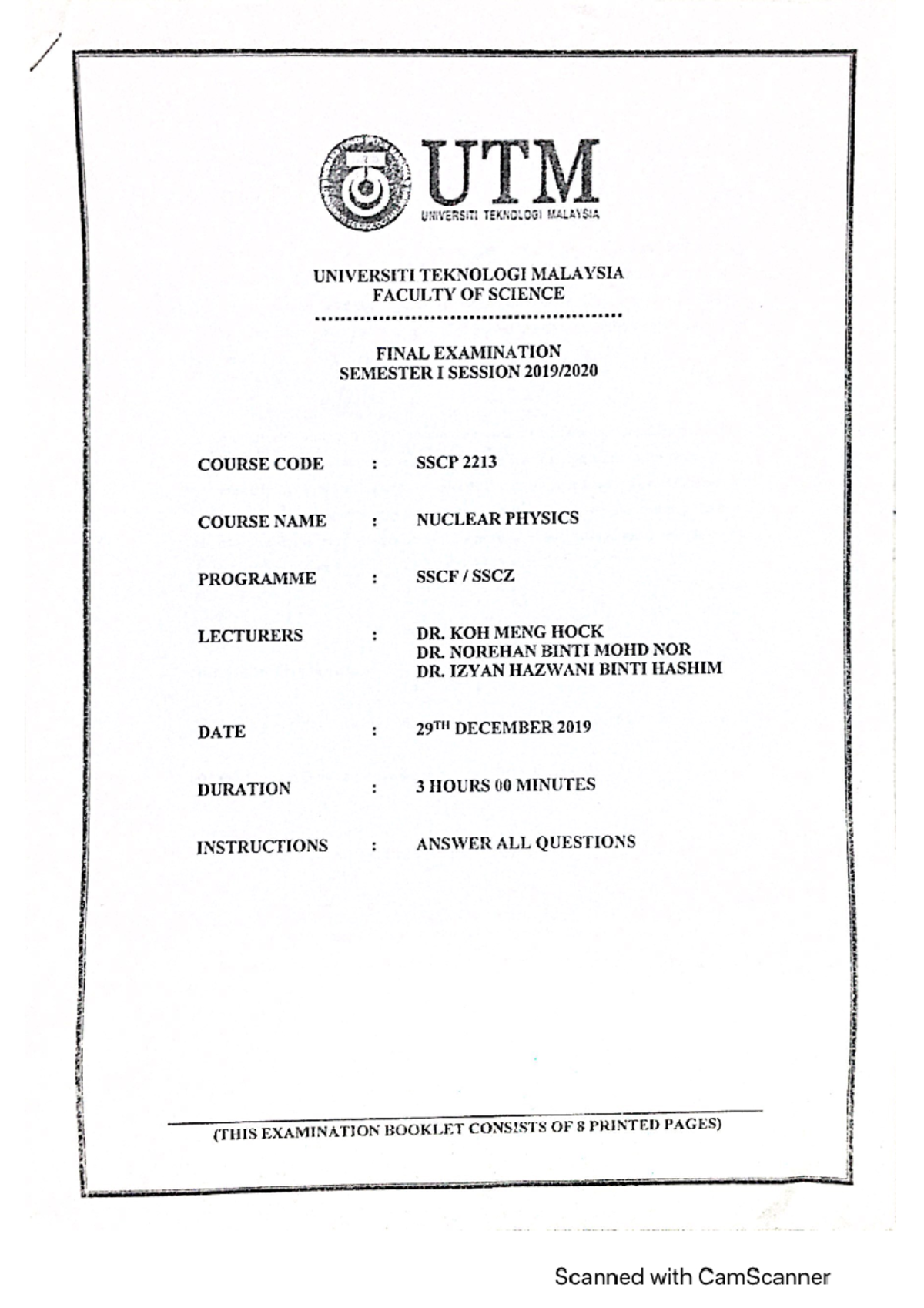 Final Exam Study Guide for 1920 Course - Studocu