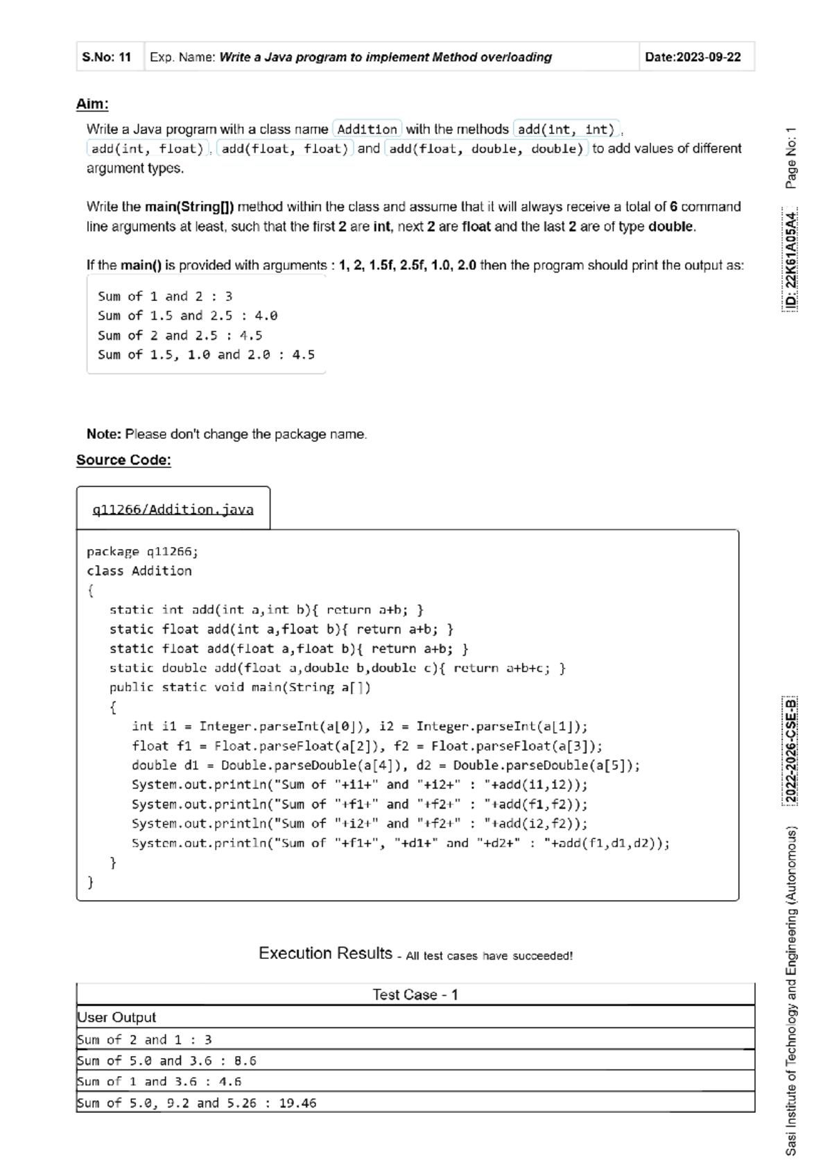 22K61A05A4 11266 2023 09 22 - Computer Science - Studocu