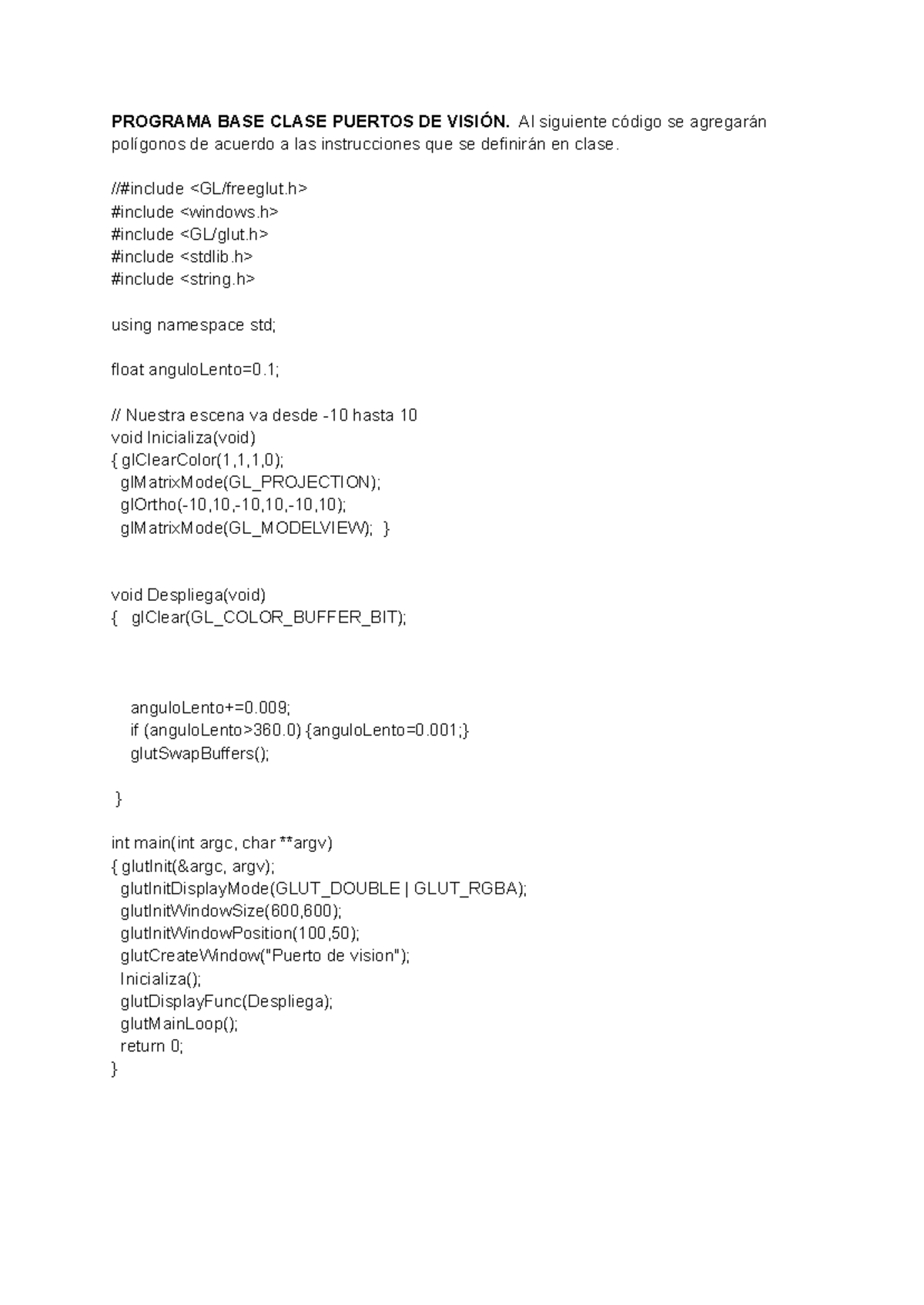 A00 Prog Base Clase View Ports - PROGRAMA BASE CLASE PUERTOS DE VISIÓN ...