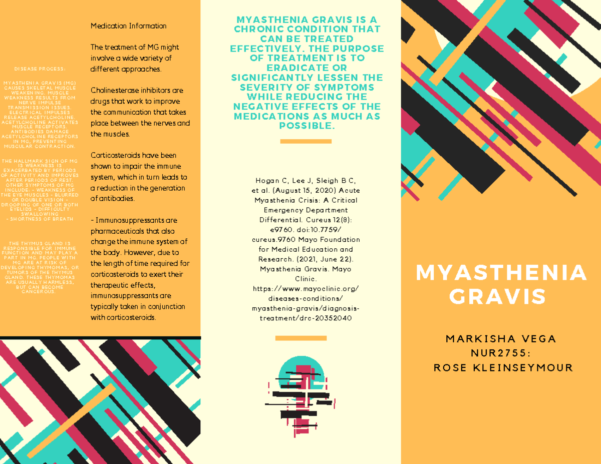 Myasthenia Gravis Symptoms Mayo Clinic