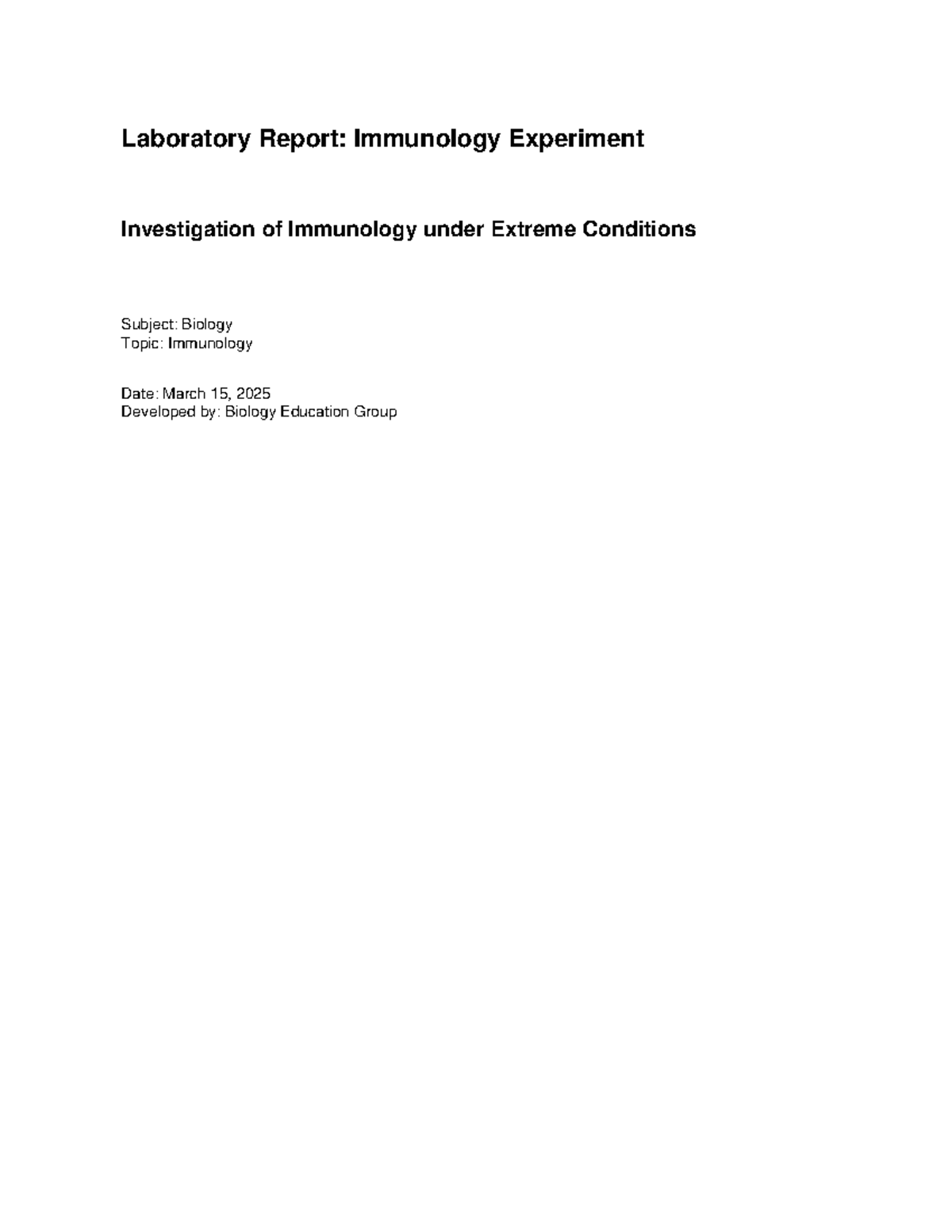 45071748078-527273.pdf - Laboratory Report: Immunology Experiment ...