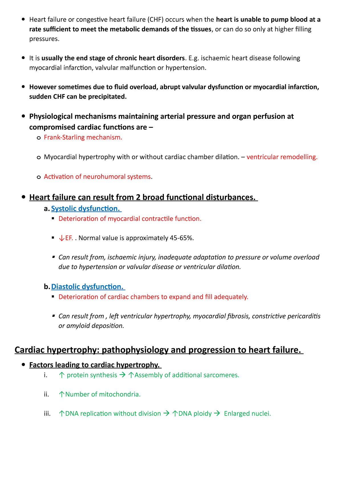 Cardiovascular Pathology: Understanding Heart Failure Mechanisms and ...