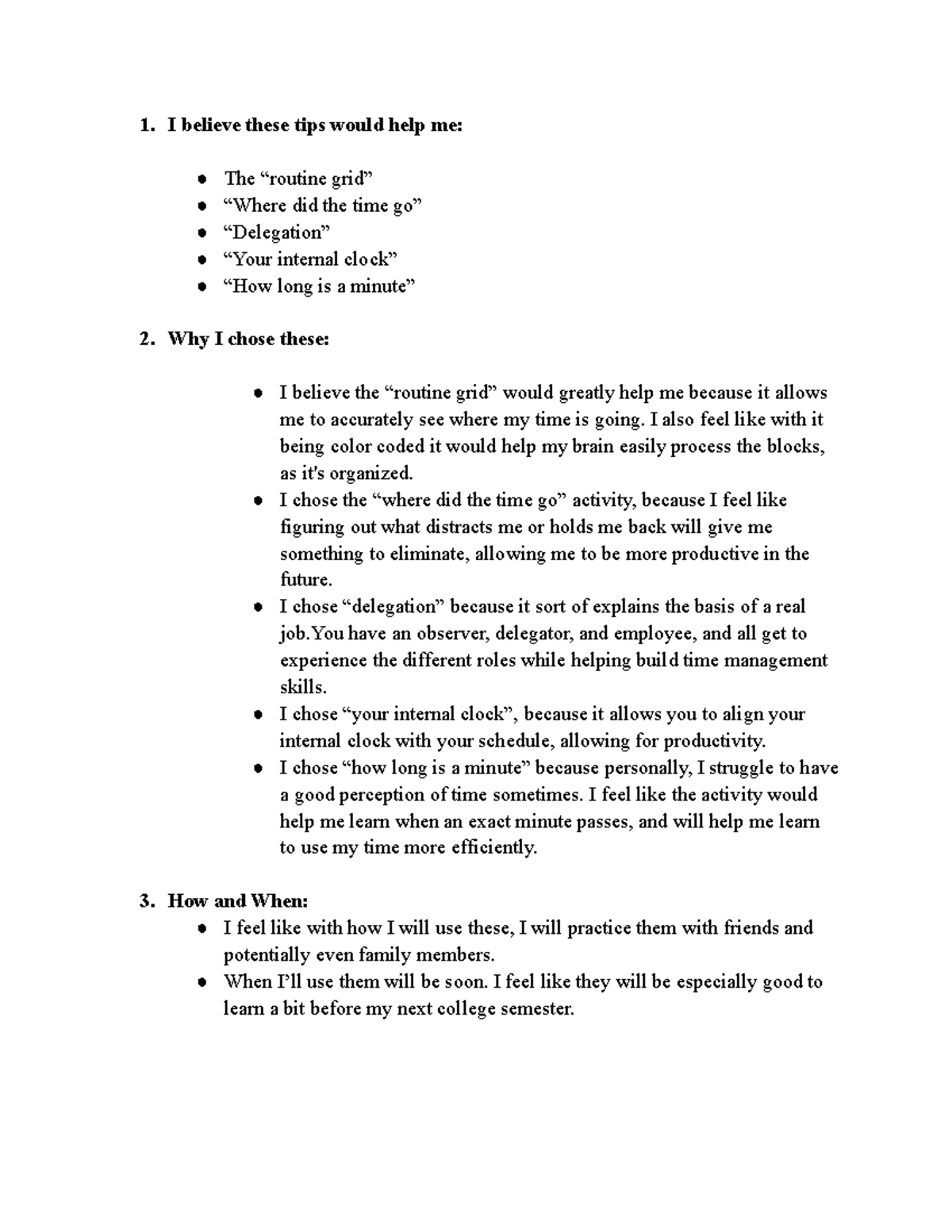 Time Management Strategies for College Success - IDK - Studocu