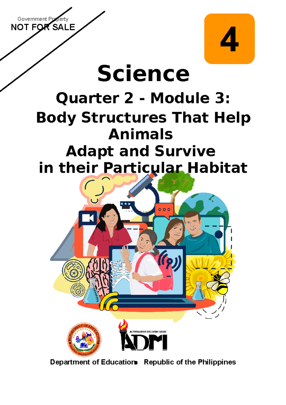 Science 4 Q2 Mod3 Body Structures Helping Animals Adapt in Habitats ...
