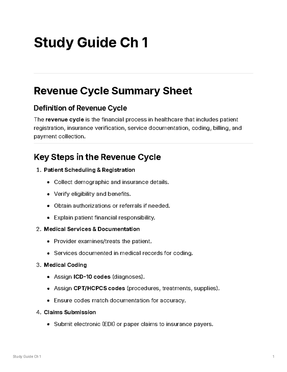 HCR 202 Week 2 Health Care Reimbursement Exam Solutions - Studocu