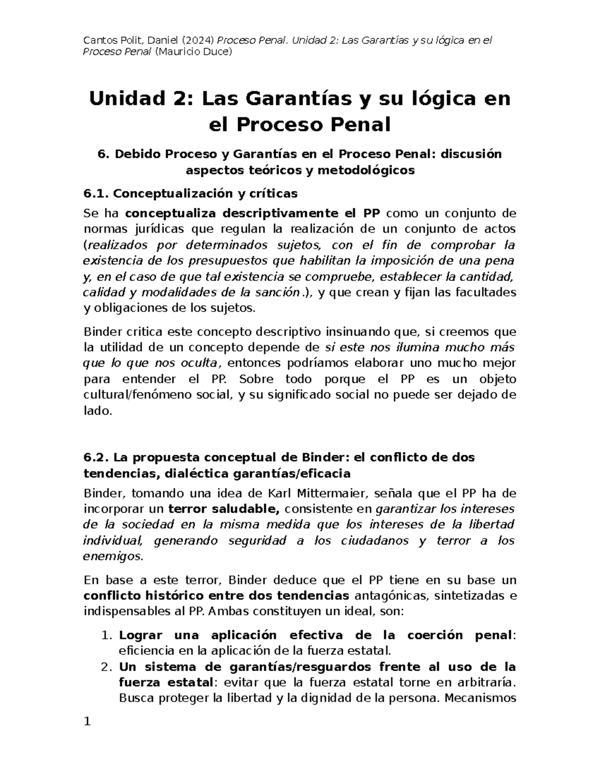 Fichas U1: Delitos contra la Vida, Integridad Corporal y Salud ...