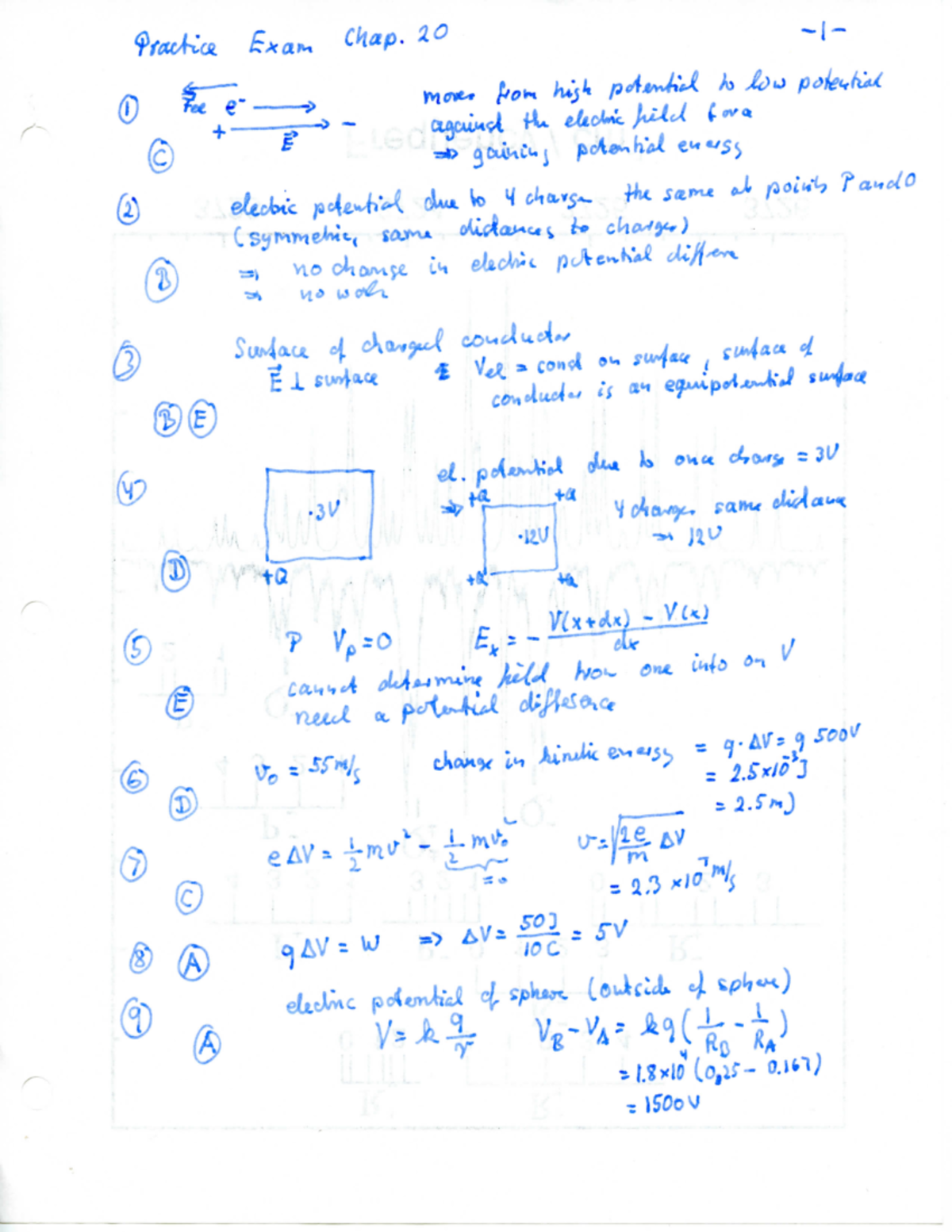Practice Exam Chapter 20 Study Notes - Studocu