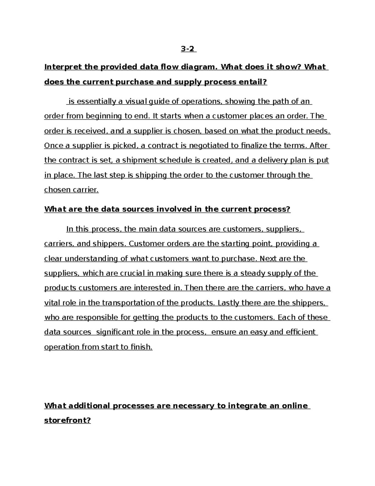 CS 255 3-2 Assignment: Data Flow Diagram Analysis and Online Storefront ...