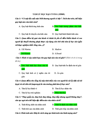 [Solved] quan im ca tm l hc nhn thc khi bn v con ngi trong ti liu ...