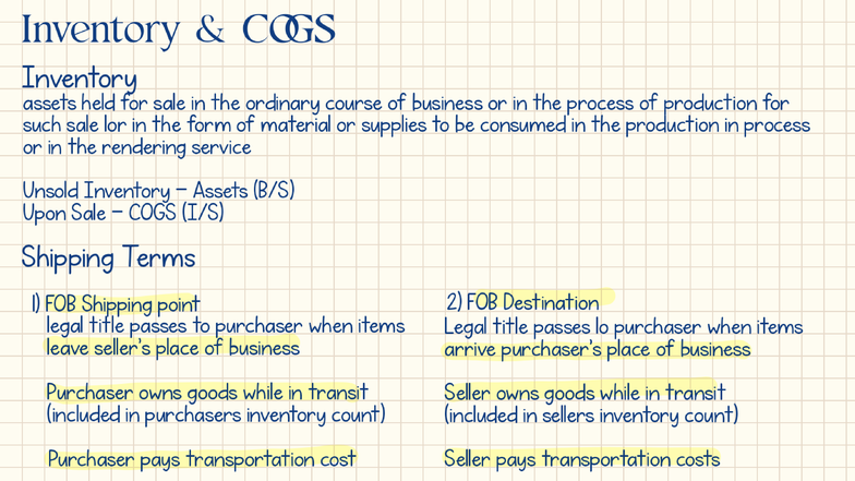 FA Notes: Understanding Inventory COGS & Systems Differences - Studocu