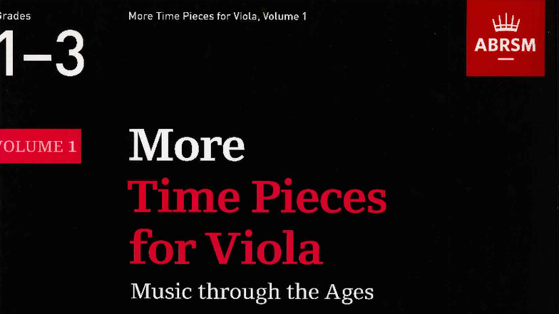 More Time Pieces for Viola, Volume 1 (ABRSM) - Music Through Ages - Studocu