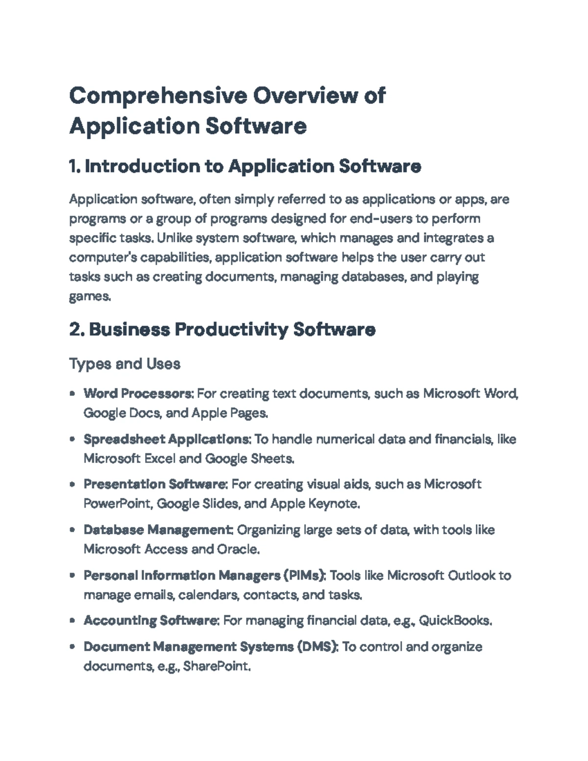 Understanding System Software and File Management (CS101 Lecture Notes ...