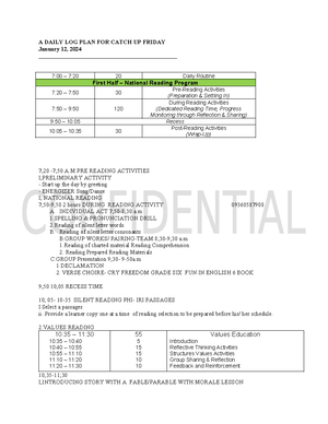 DLL Matatag English 4 Q2 W3 - MATATAG K to 10 Curriculum Weekly Lesson ...
