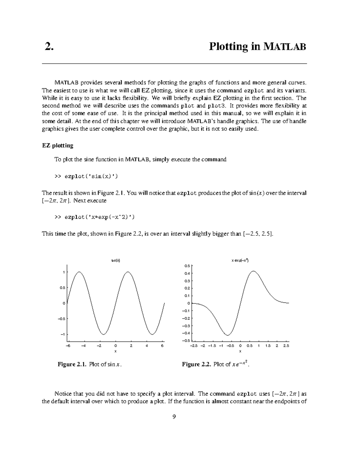 MATLAB Chapter 2: Advanced Plotting Techniques in Chemistry - Studocu