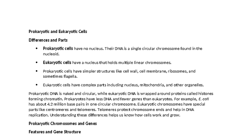 Genbio 101: Prokaryotic vs Eukaryotic Cells Overview and Key ...