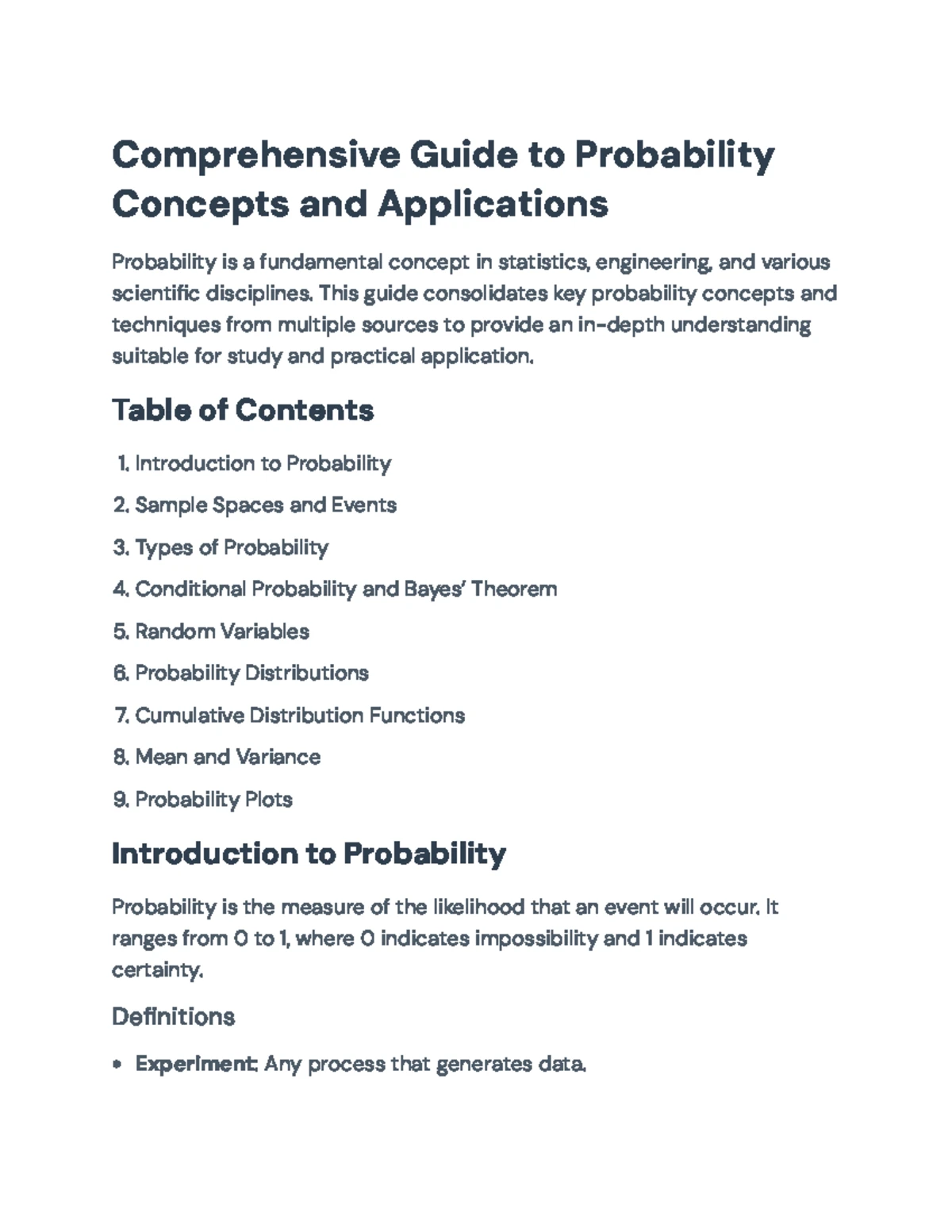 Stats Cheat Sheet: Essential Formulas and Concepts - Studocu