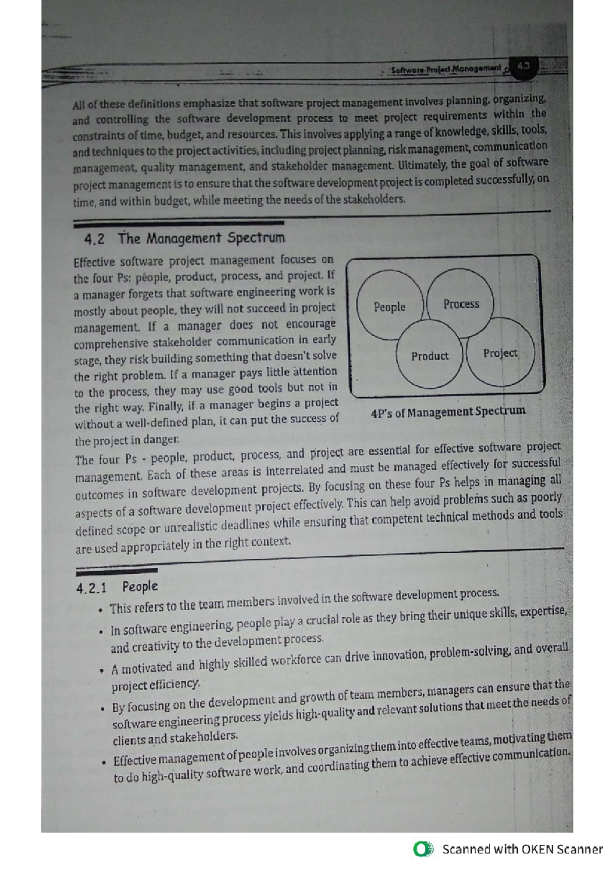 Software Project Management: Key Concepts and Strategies (CS 4.3) - Studocu