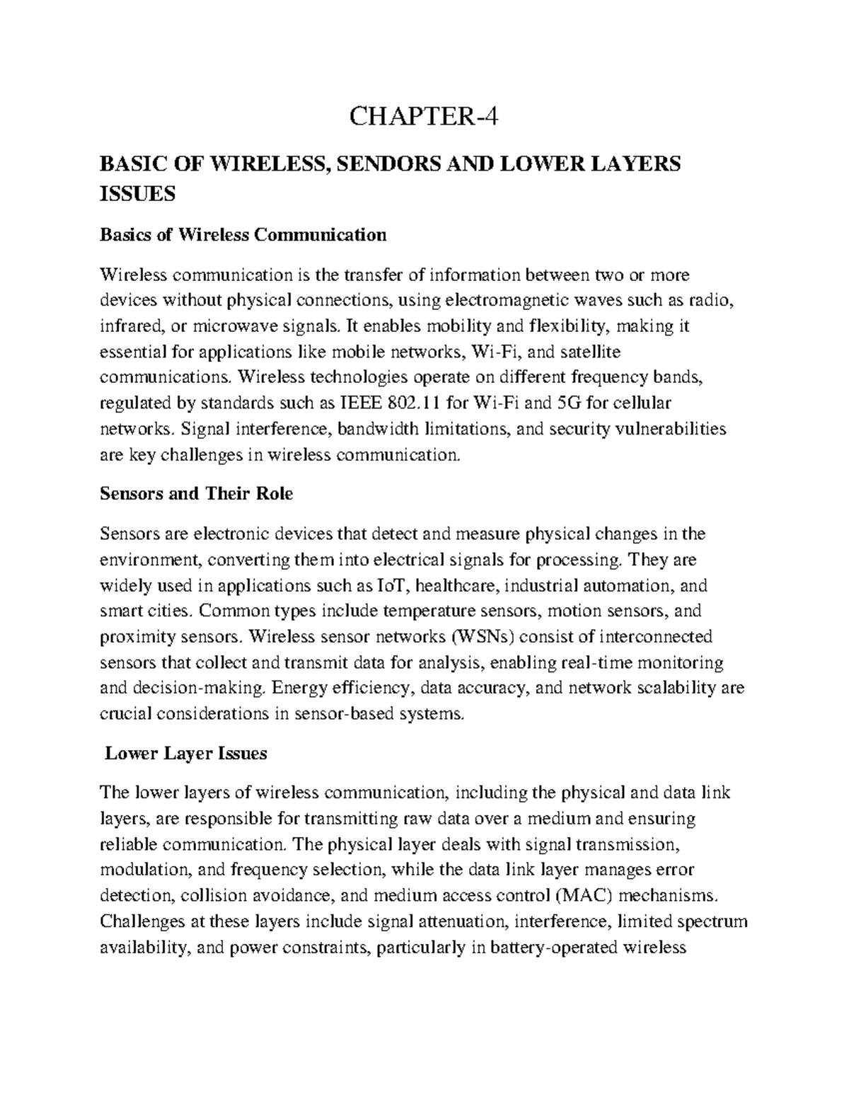 UNIT-4: Lab 3 - Basics of Wireless Communication & Sensor Networks ...