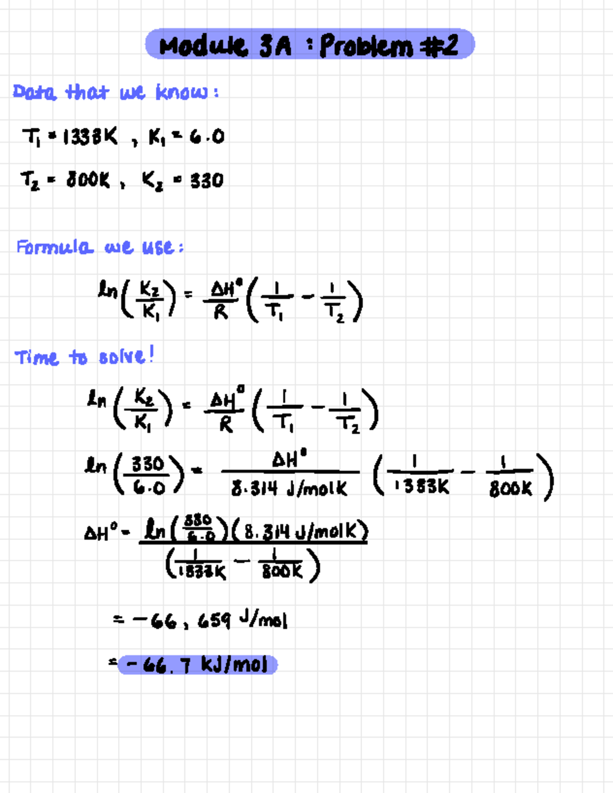 Ch3A Problem 2 Solution - Biology 1001A - Module 3A ' - Problem # 2 ...