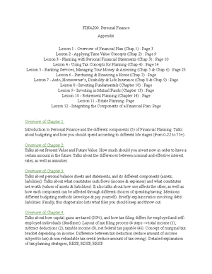 Case 2 Solution - case study - CASE 2 SOLUTION PERSONAL FINANCE - FINA ...
