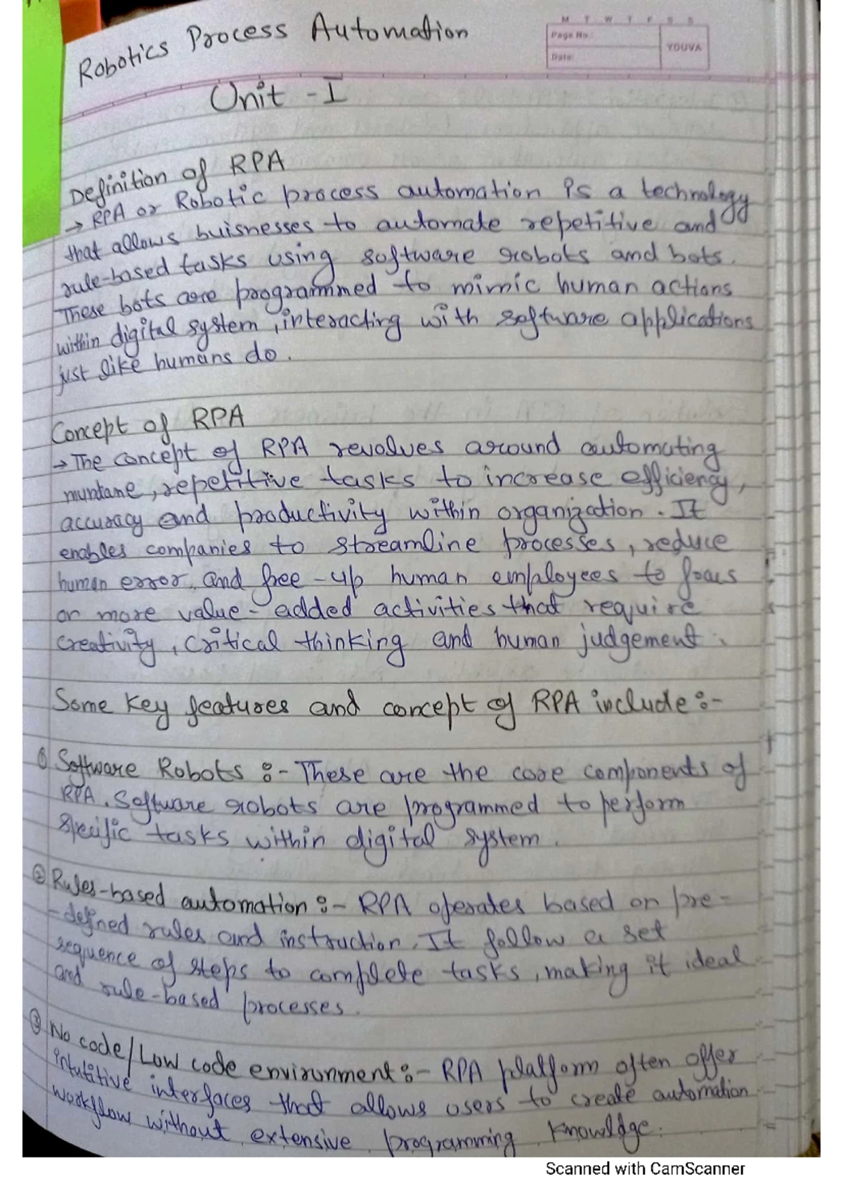 RPA Unit 3: Essential Notes on Devices and Workload Management - Studocu