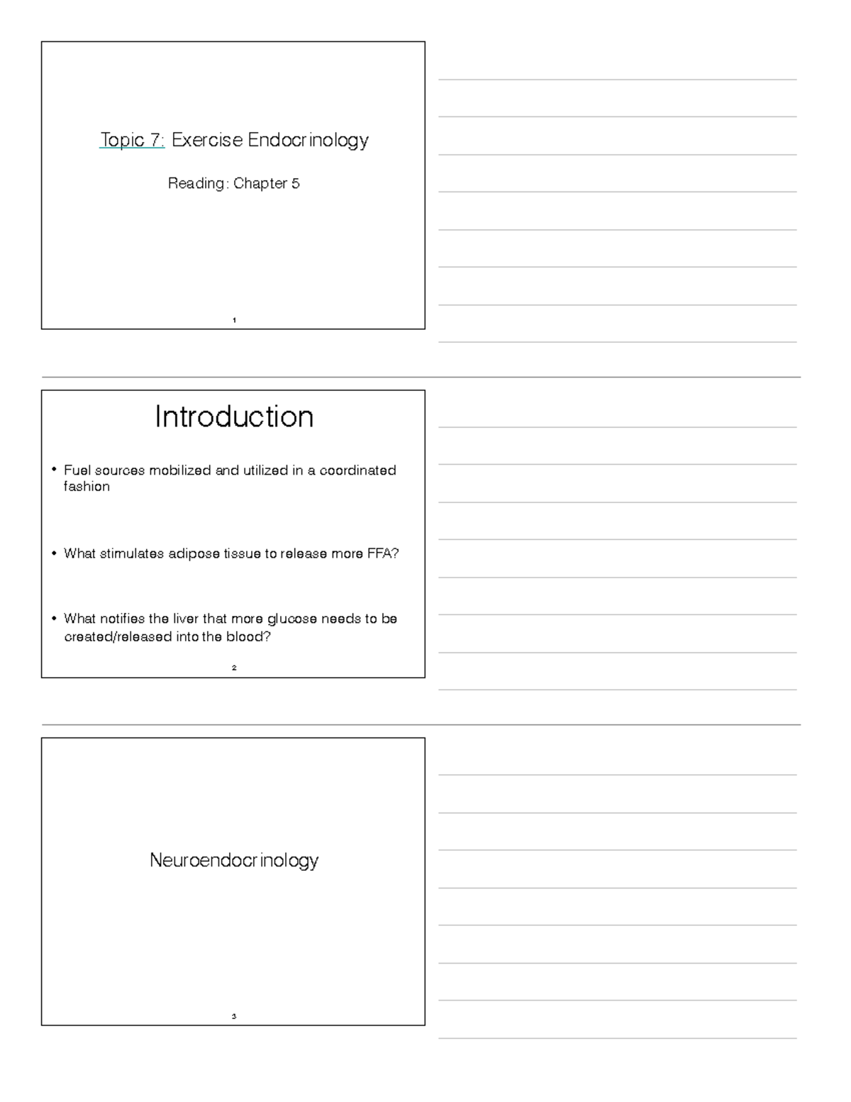 Midterm Review Notes for Course Code XYZ123 - Topic 7: Exercise ...