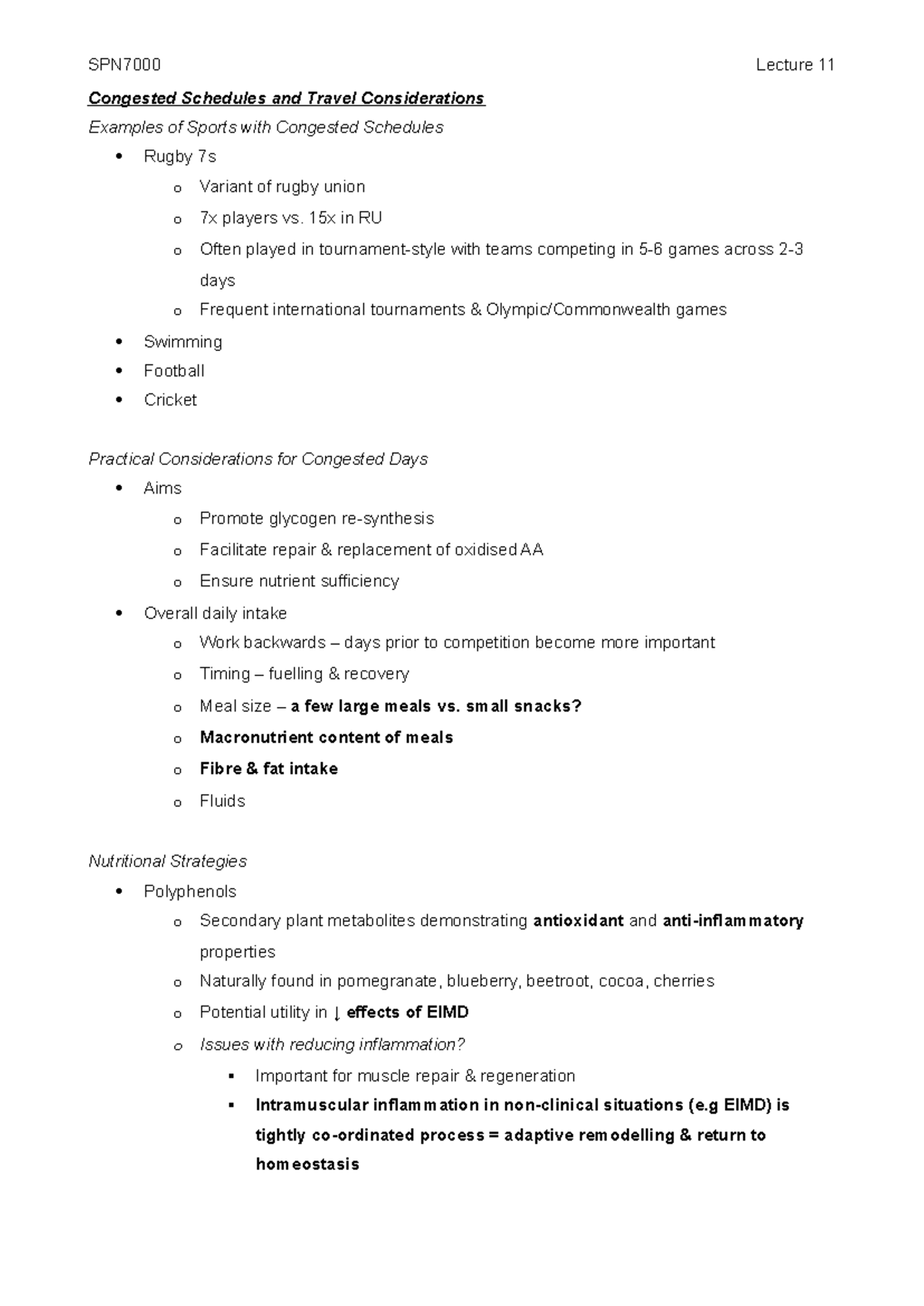 L11 - Congested Schedules and Travel Considerations - Congested ...