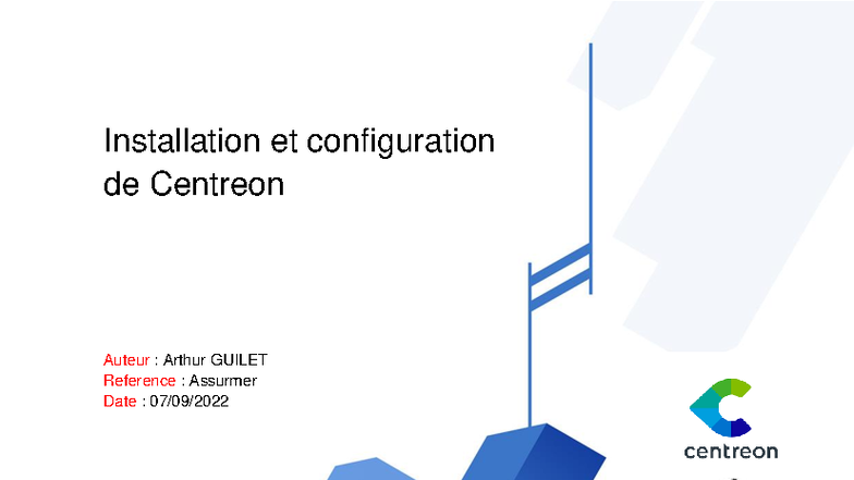 Installation et Configuration de Centreon - Guide Complet - Studocu