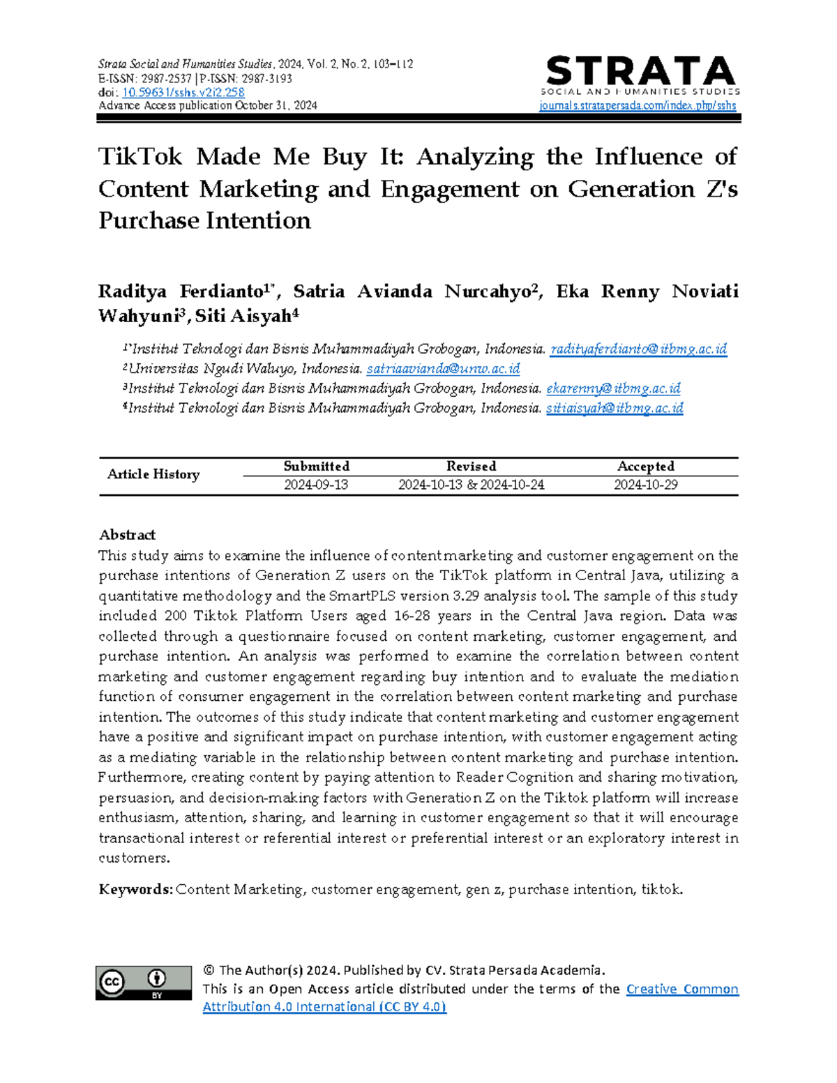 TikTok Marketing Impact on Gen Z Purchase Intentions: A Study - Studocu