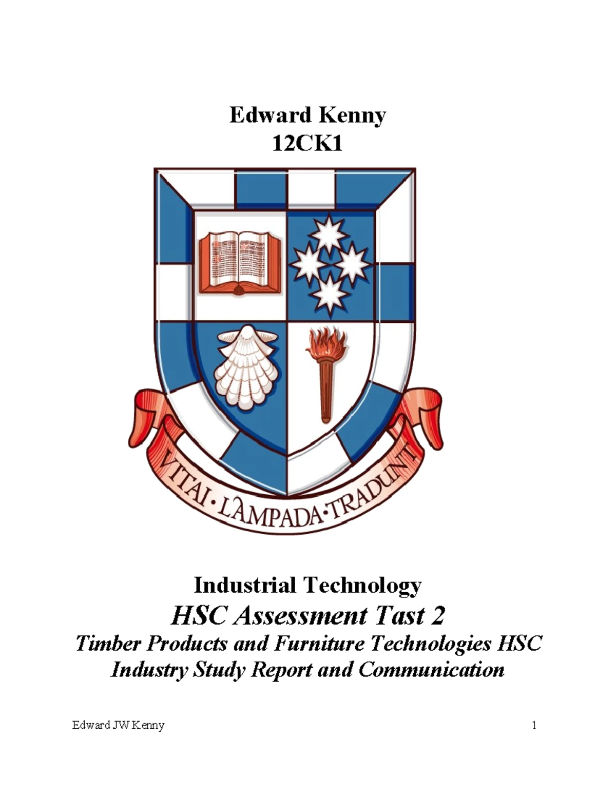 Year 12 HSC Industrial Technology: Coffee Table Project Folio - Studocu