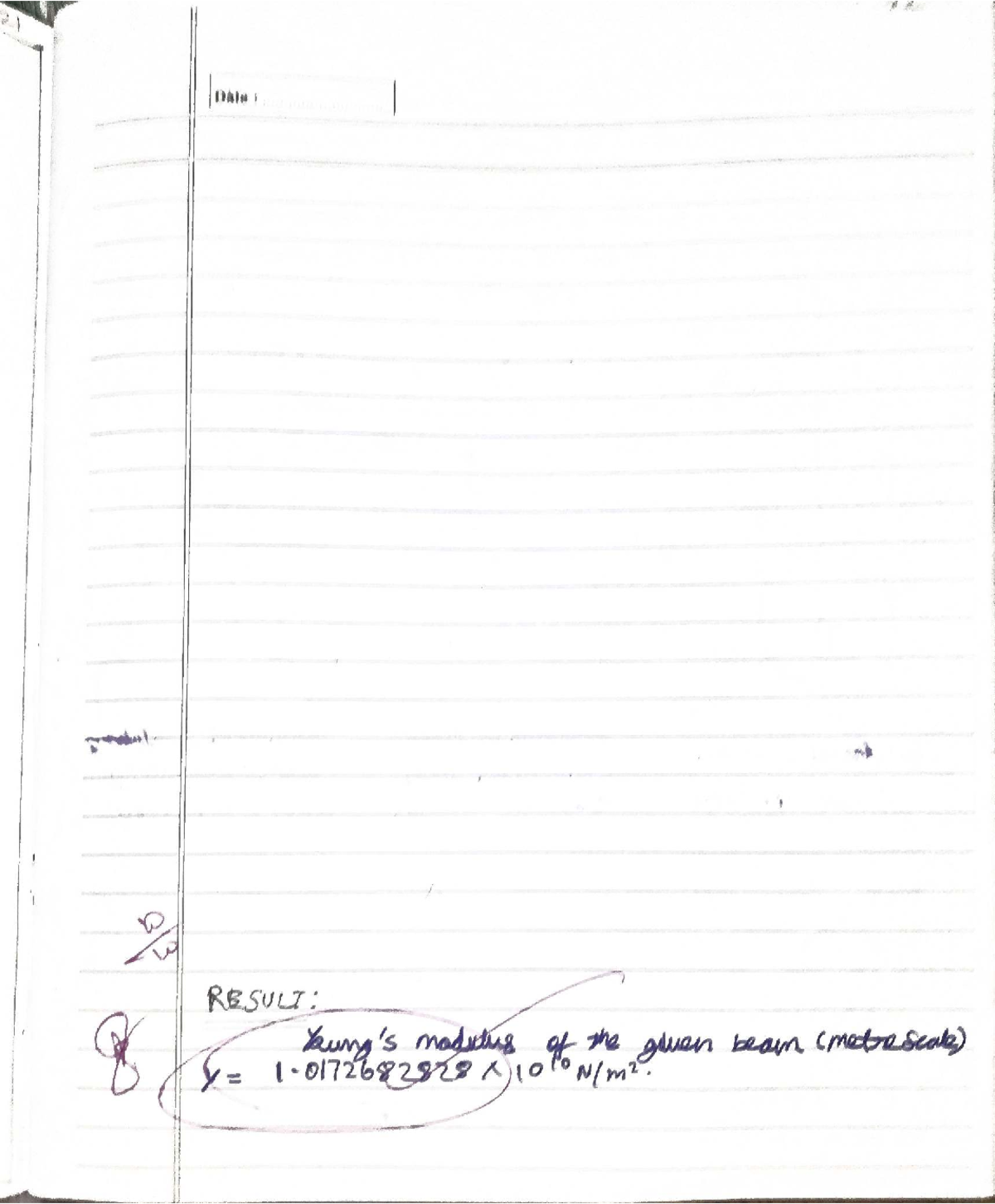 Physics Lab Report: Oscillation & Wavelength Measurements (Course Code ...