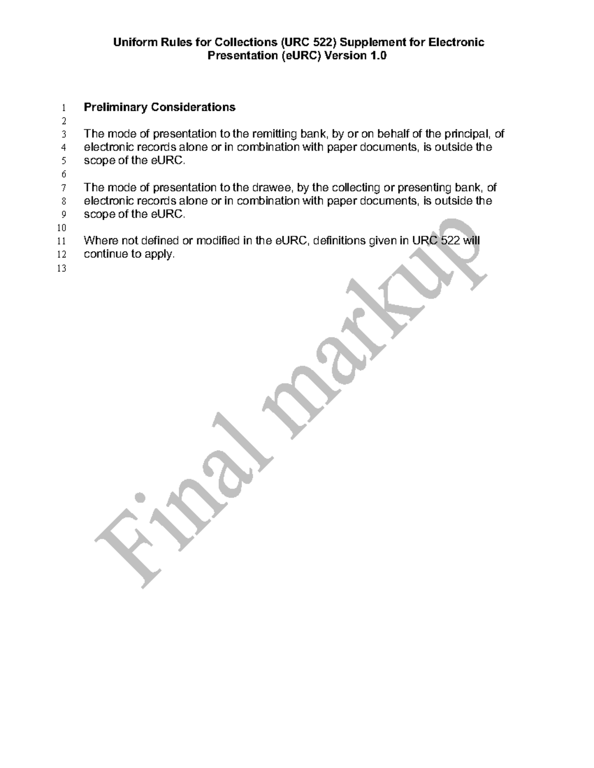 E URC-Version-1 - Treaty - Presentation (eURC) Version 1. 1 Preliminary ...