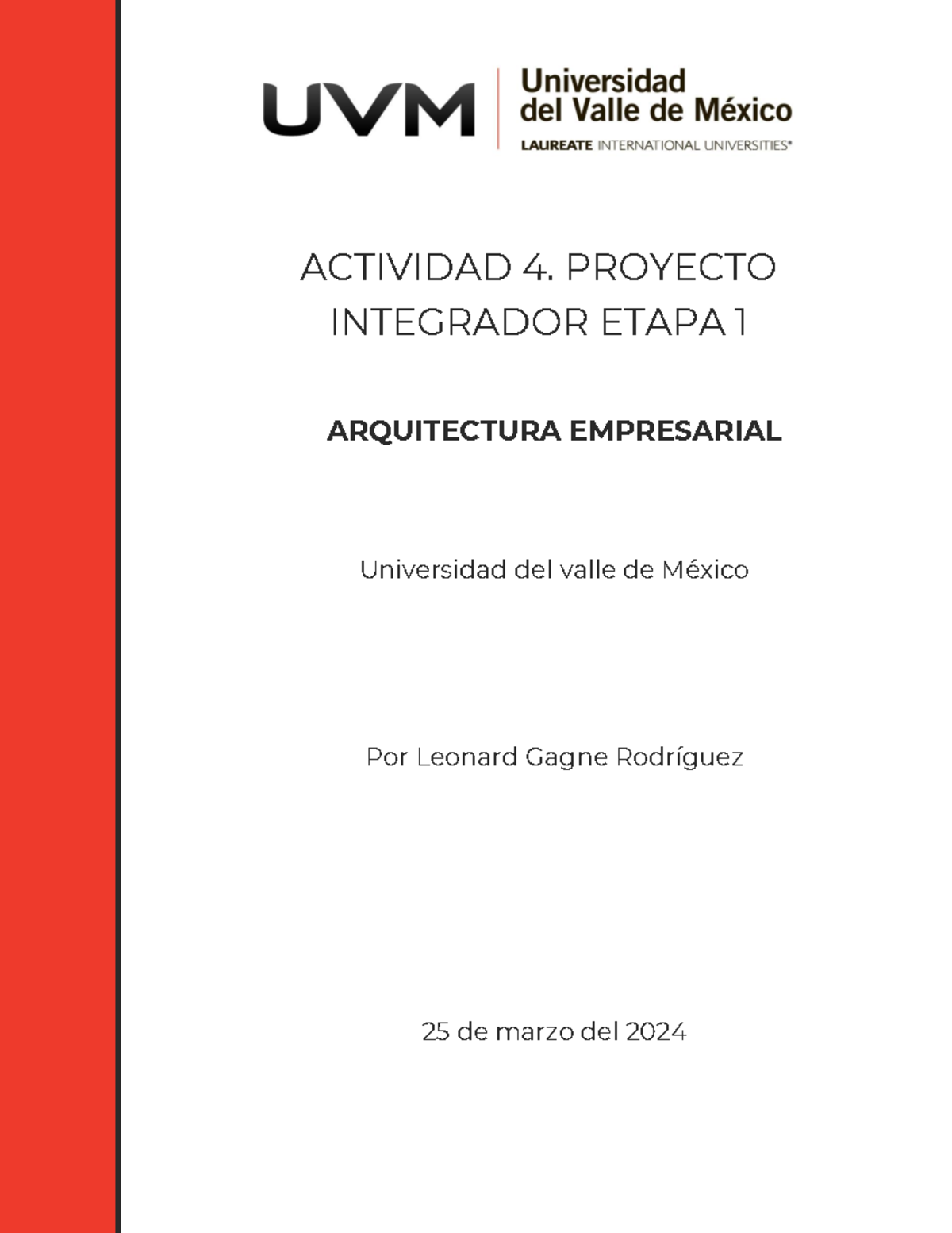 A4-EMPR: Diagnóstico y Propuesta de Arquitectura Empresarial - Studocu