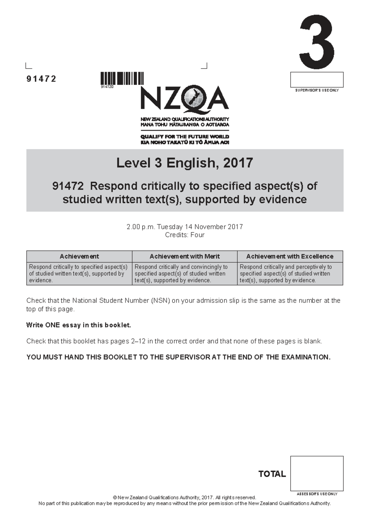 91472-exm-2017 - Practice Exam for 91472 2017 - 914720 SUPERVISOR’S USE ...