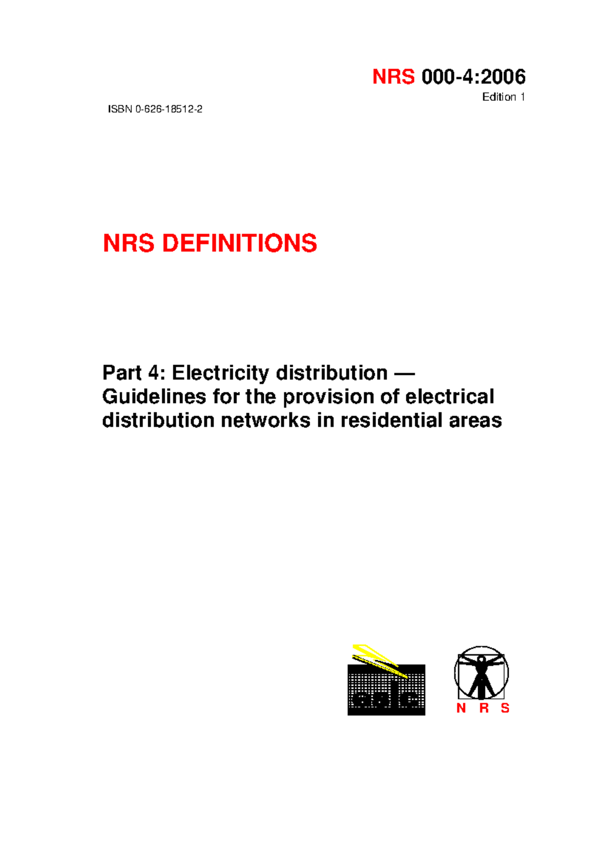 NRS 000-4: Guidelines for Electrical Distribution Networks in ...