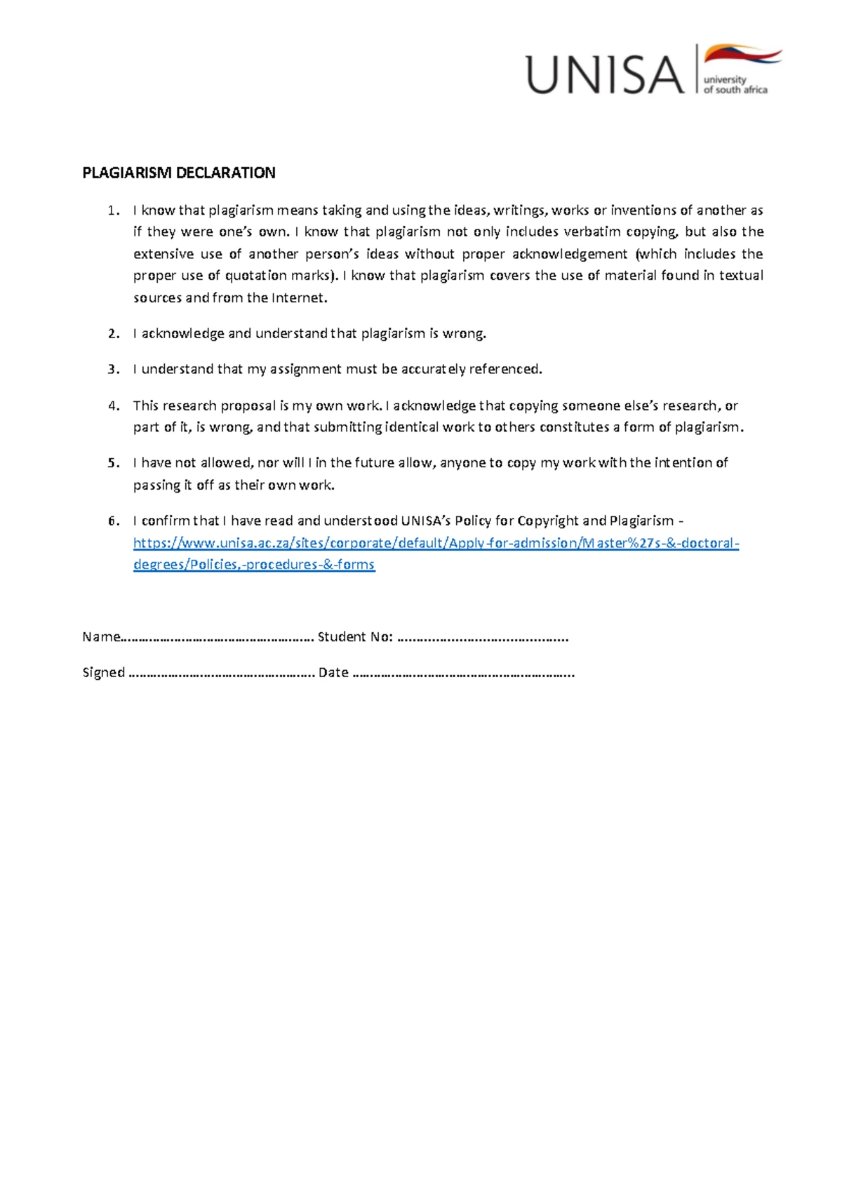 7th Edition PLG 101: Guide to Avoiding Plagiarism in Academic Work ...