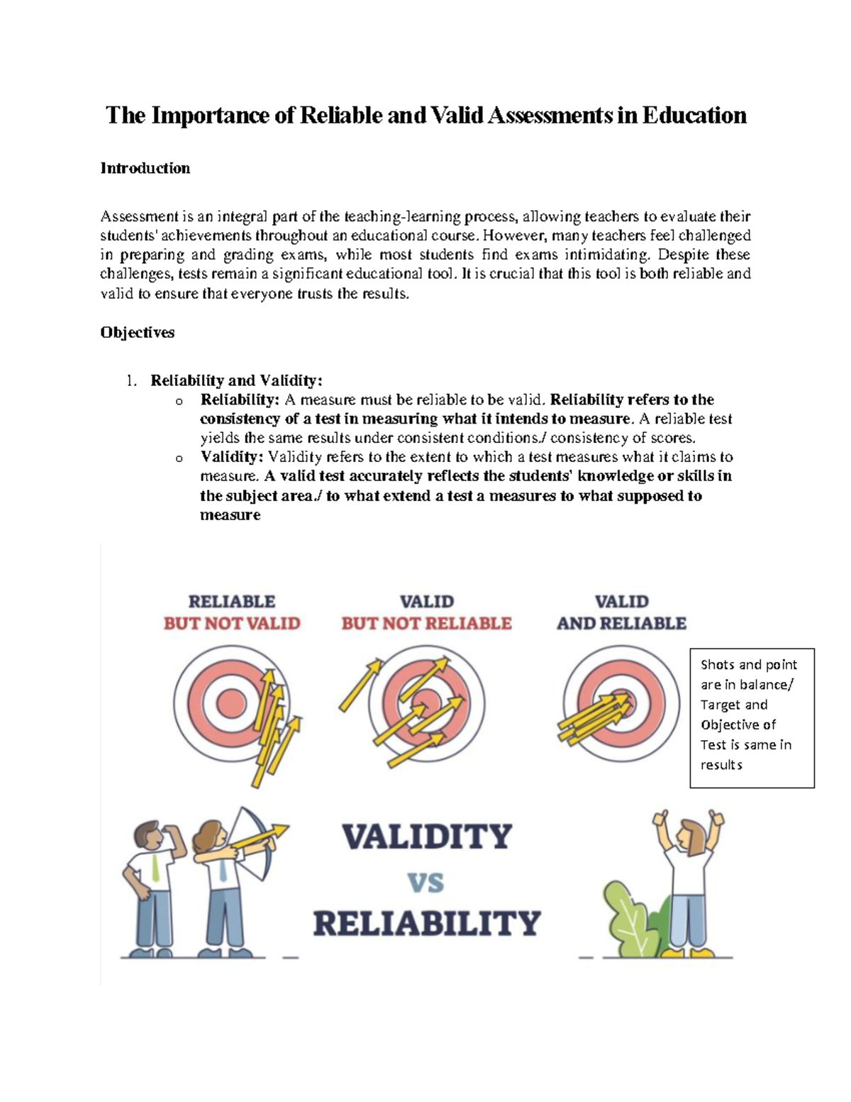 11-Lecture - Important - The Importance of Reliable and Valid ...