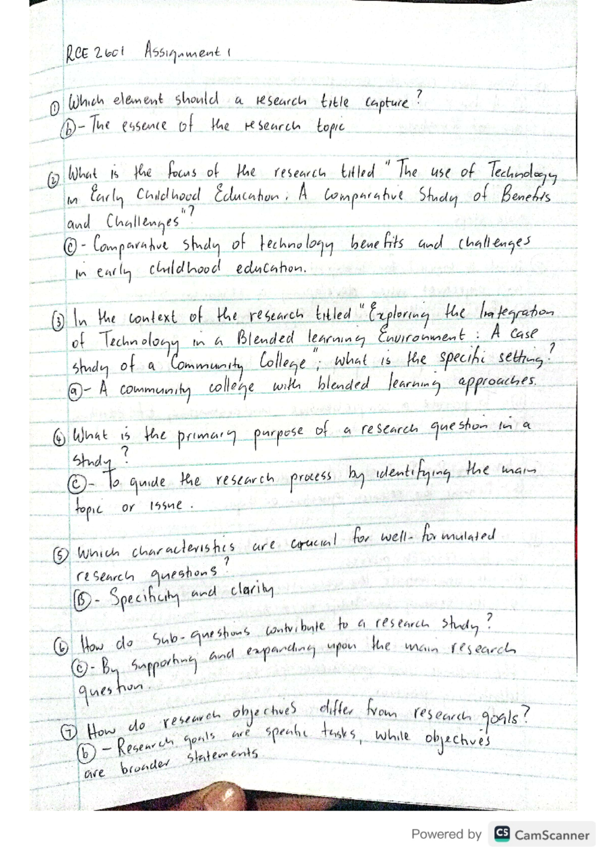 DOC-20250220-WA0009 - Tutorial letter - RCE 2601 Assignment 1 Which ...