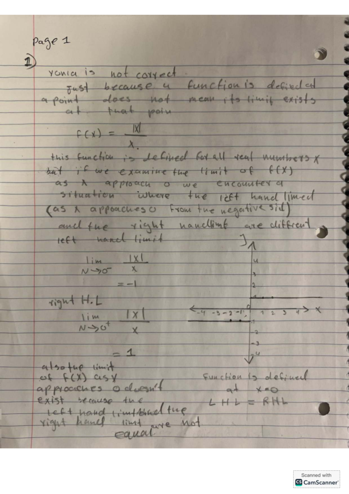 Unit 1 C - 2nd Lecture Notes on Limits and Derivatives - Studocu