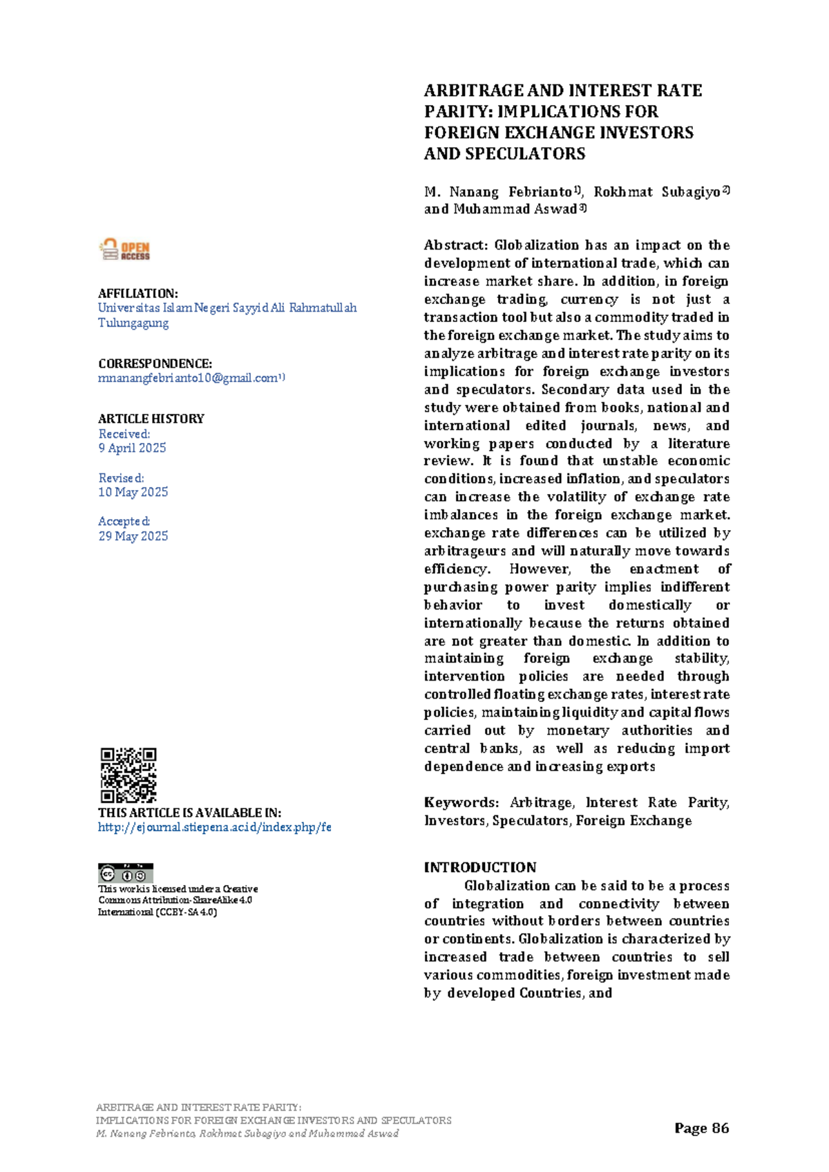 ARBITRAGE & INTEREST RATE PARITY: FX Market Insights for Investors &  Speculators - Studocu
