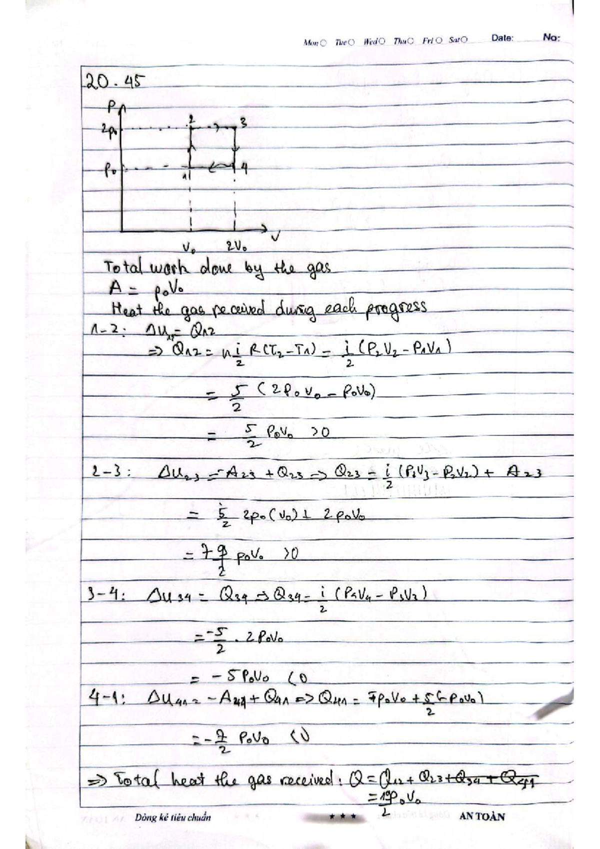 PH1026 - Class 161967: Chapter 20 - Thermodynamics and Engine ...