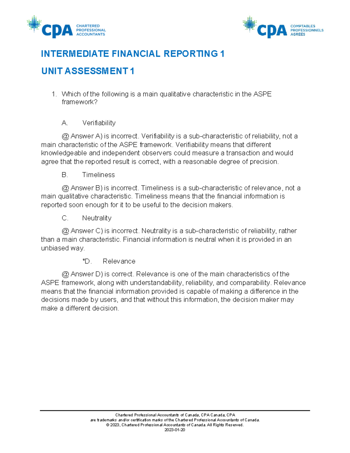 IF1-2302E-UA01 - Refer to the sheet - Chartered Professional ...