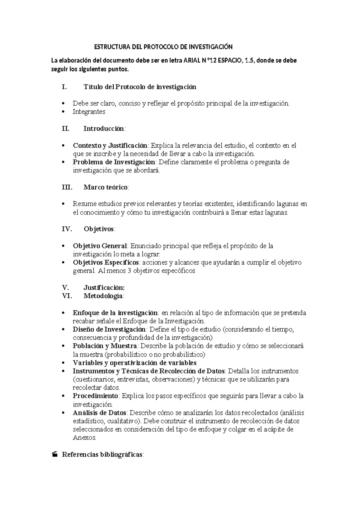 Pasos para la Elaboración del Protocolo de Investigación - Studocu