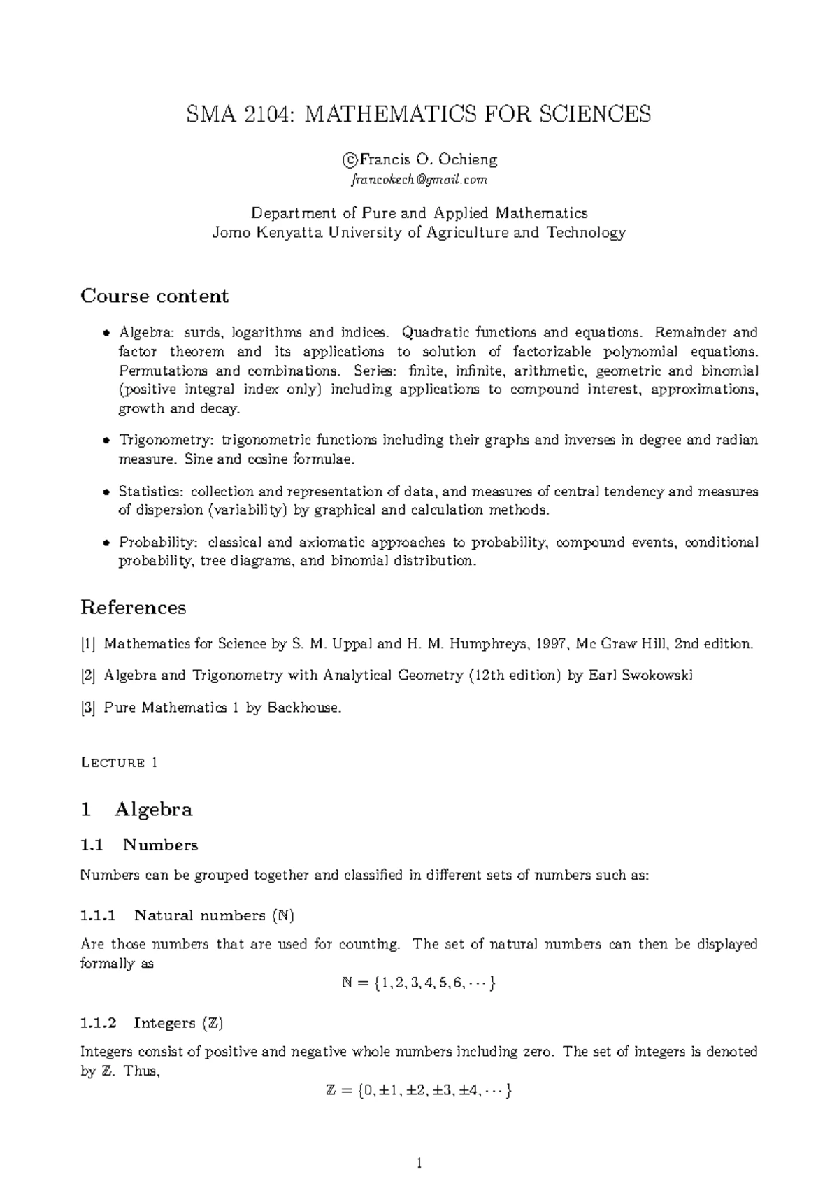EGS 2308 & EGE 2504: Digital Mapping Assignment II Practical Guide ...