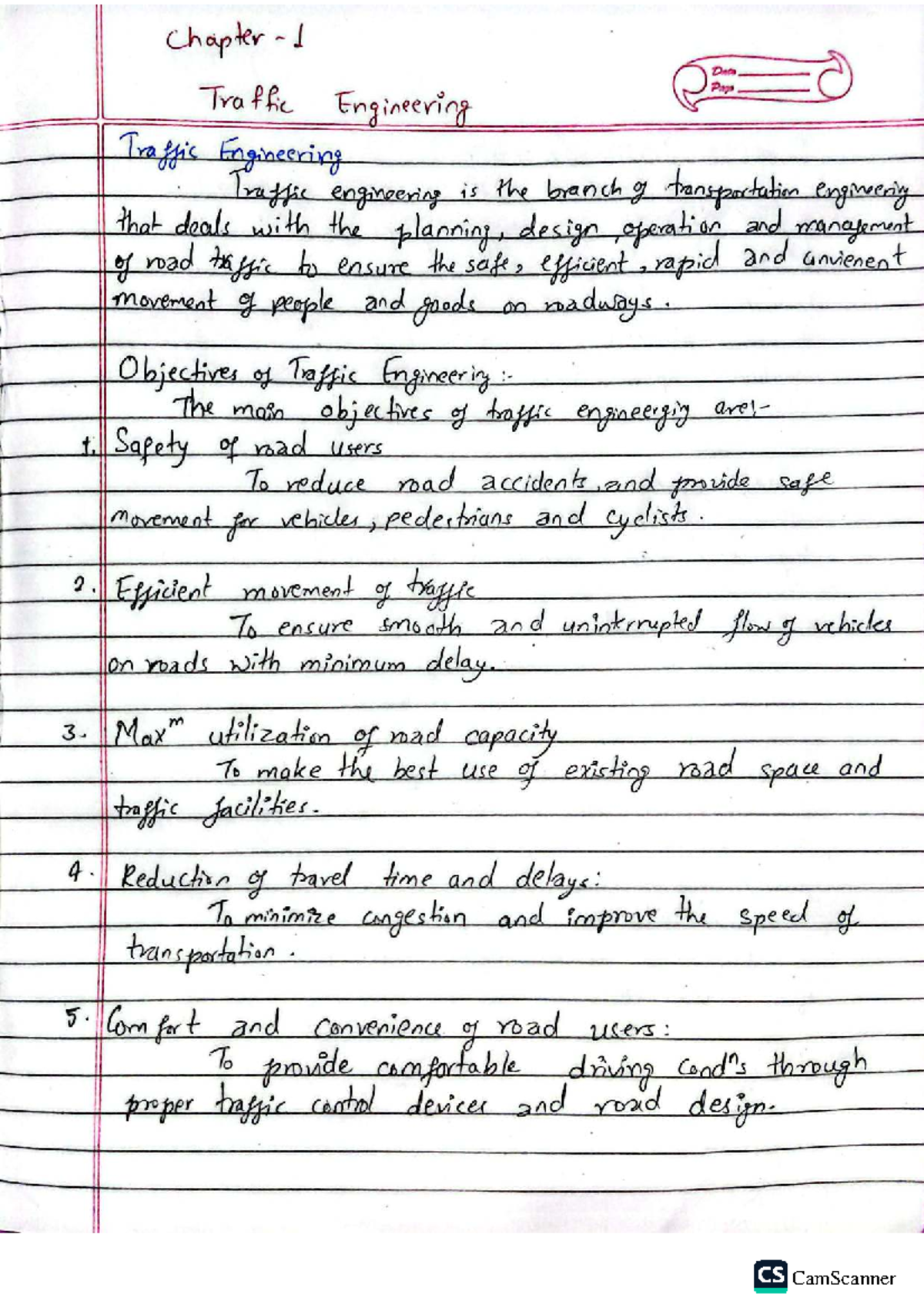 Transportation Engineering II: Comprehensive Study Notes - Studocu