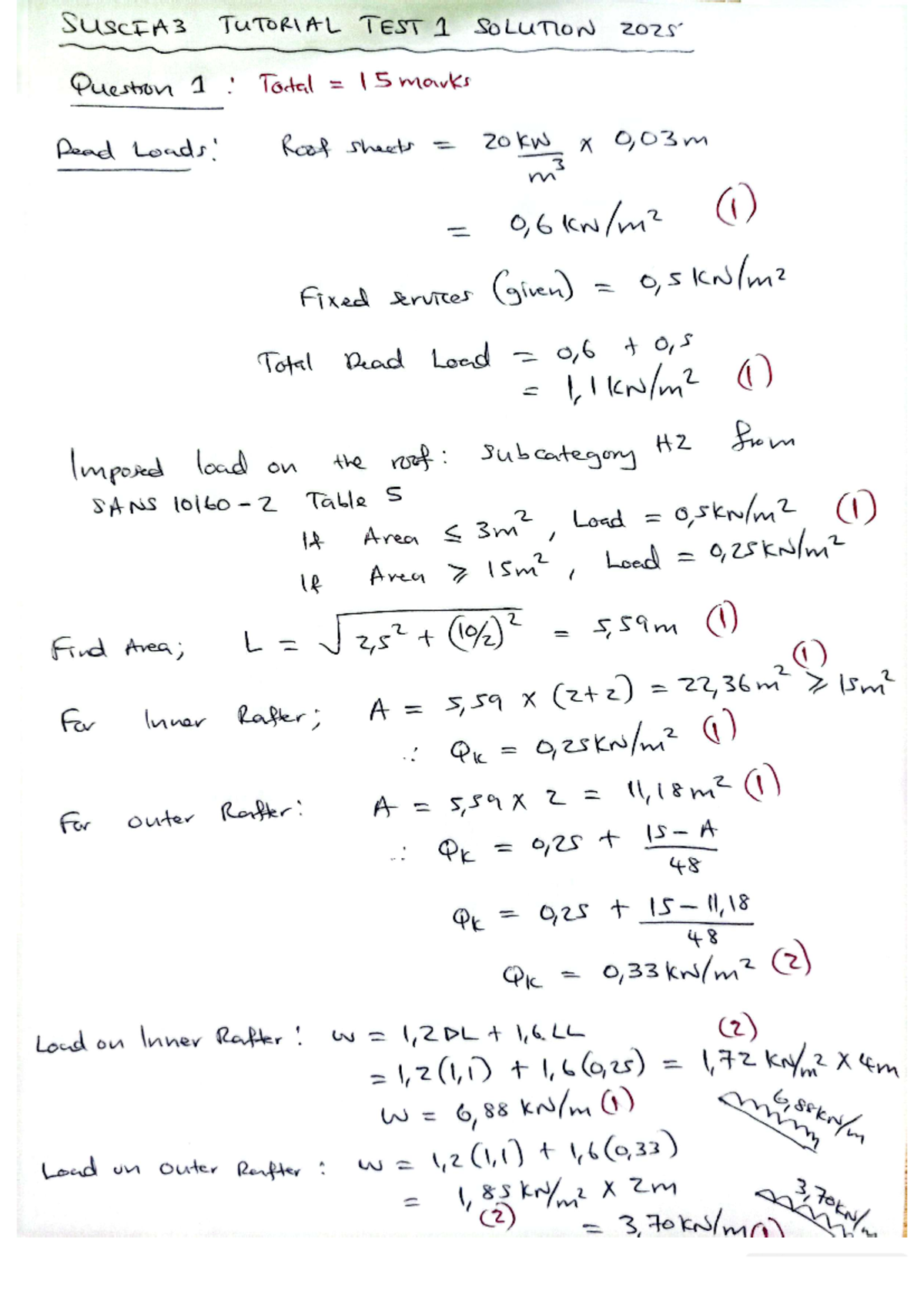 Suscia 3 Tutorial TEST 1 MEMO - SUSCIA3 TUTORIAL TEST 1 SOLUTION 2025 ...