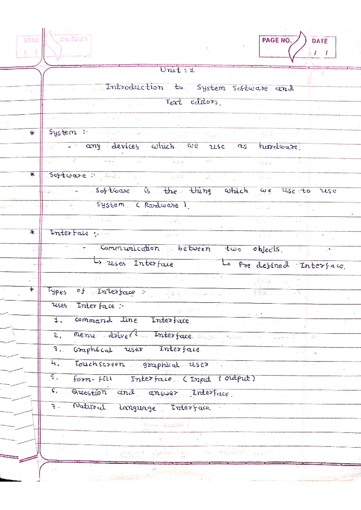 SS unit 2 - this is notes created by me - Theory of computation - Studocu
