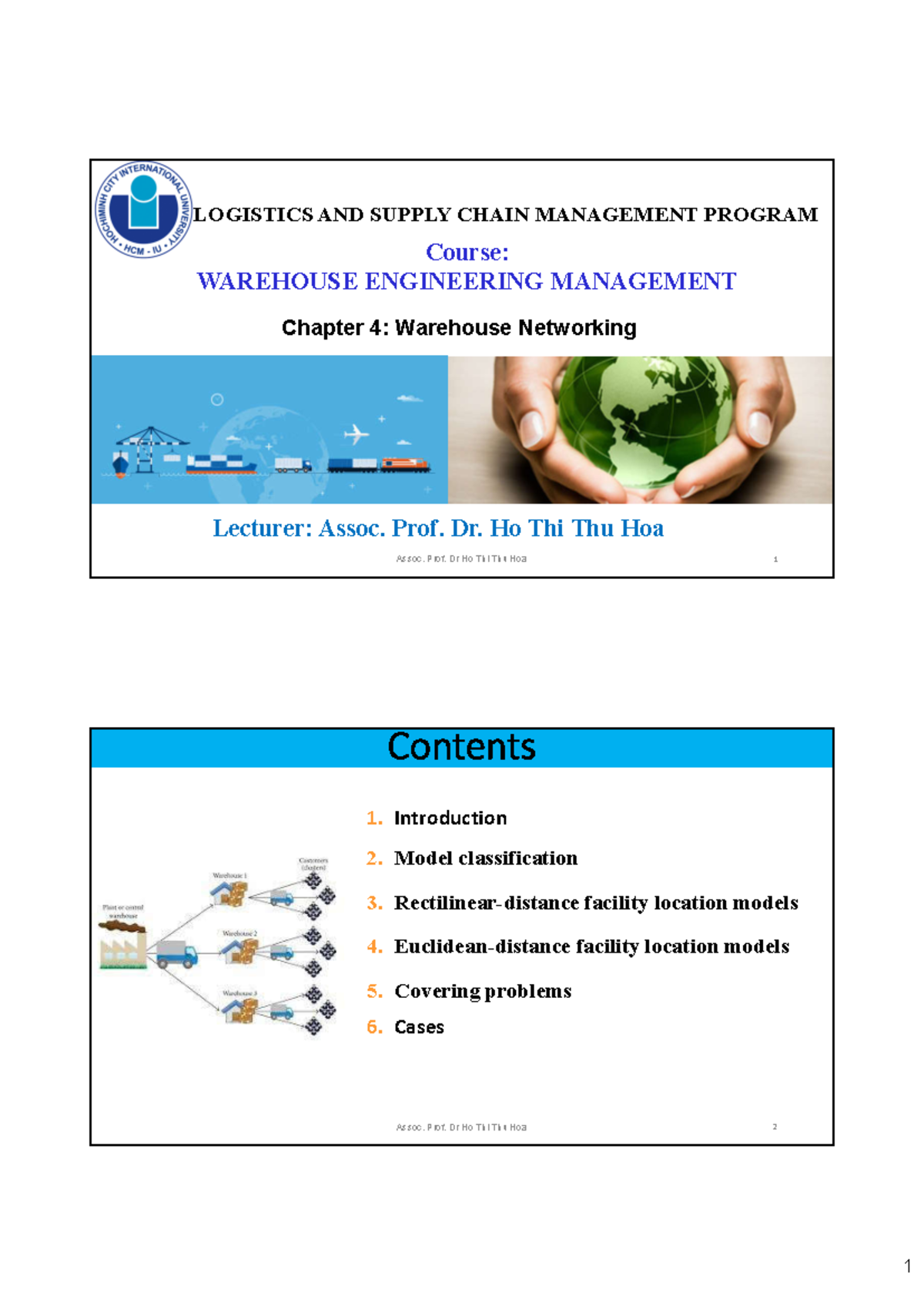 Chapter 4 - Warehouse Networking Models - WHS 2023 - Studocu